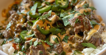 Creamy Jalapeño Lime Beef Cottage Cheese Bowls