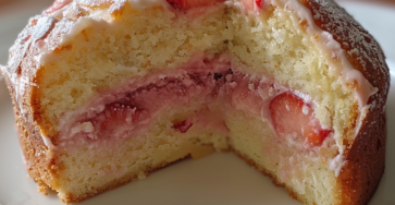 Strawberry Cream Cheese Pound Cake