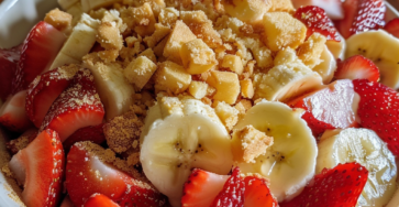 Strawberry Banana Cheesecake Salad