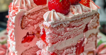 Strawberry Heaven Cake