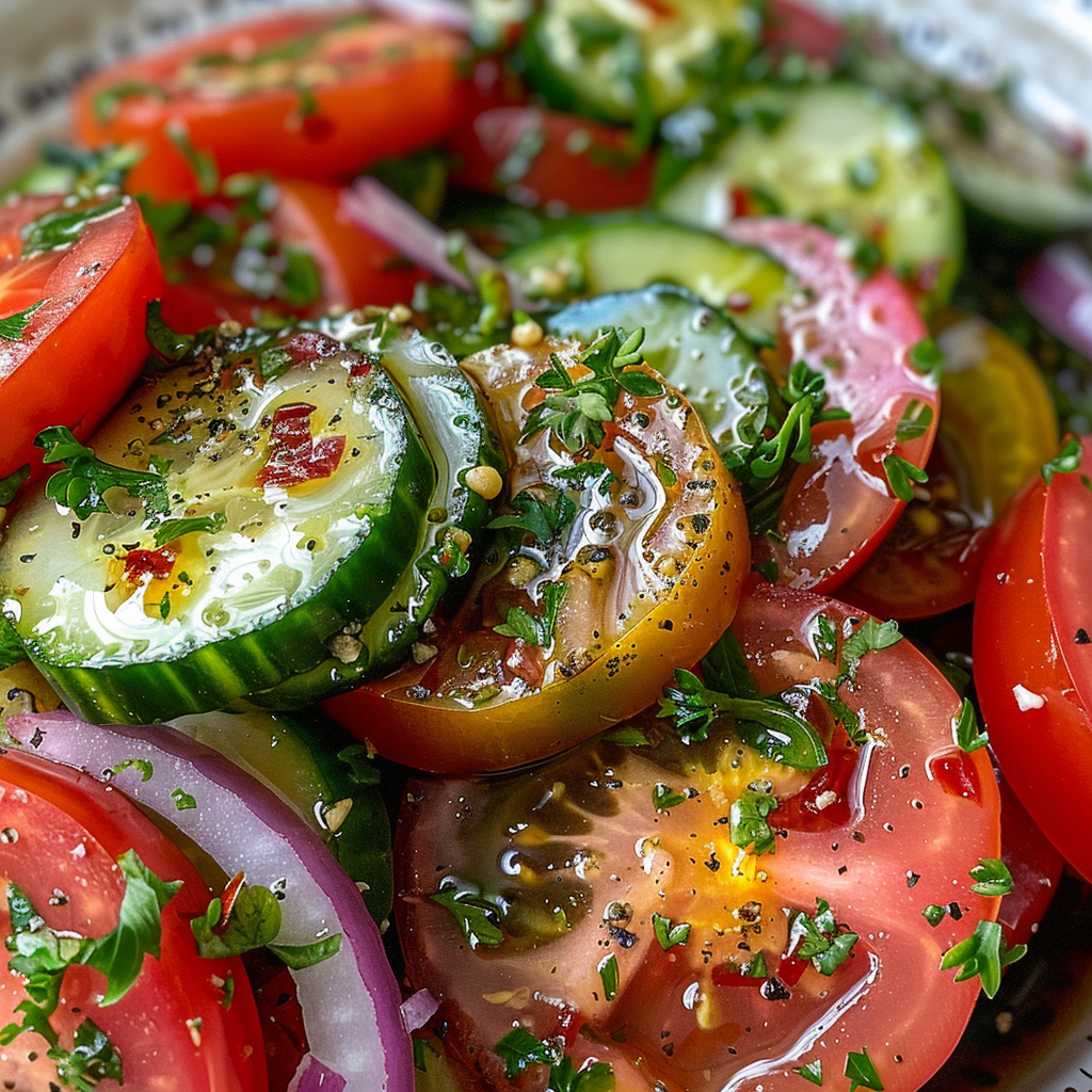 Tomato Cucumber Salad: A Refreshing and Flavorful Summer Delight