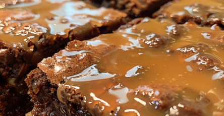 Apple Brownies with Maple Glaze