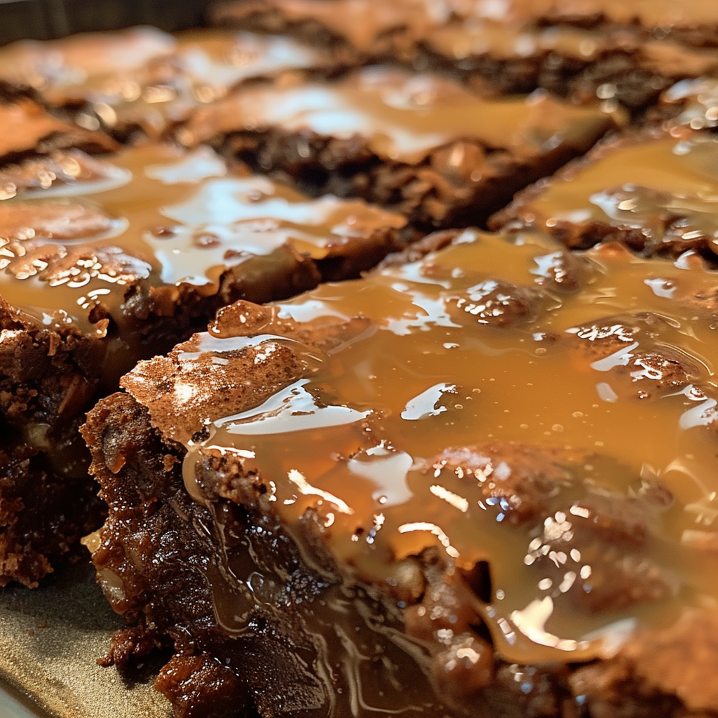 Apple Brownies with Maple Glaze