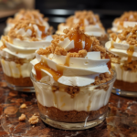 No-Bake Salted Caramel Cheesecake Cups