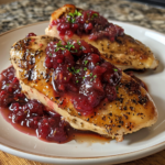 Slow Cooker 3-Ingredient Cranberry Chicken
