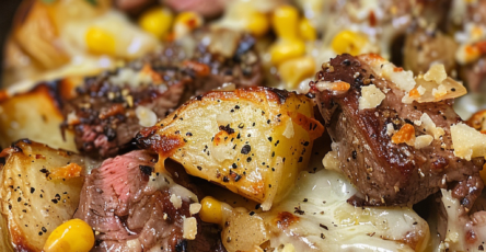 Crockpot Steak & Potato Mega Melt