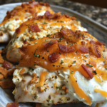Cream Cheese and Bacon Stuffed Doritos Chicken
