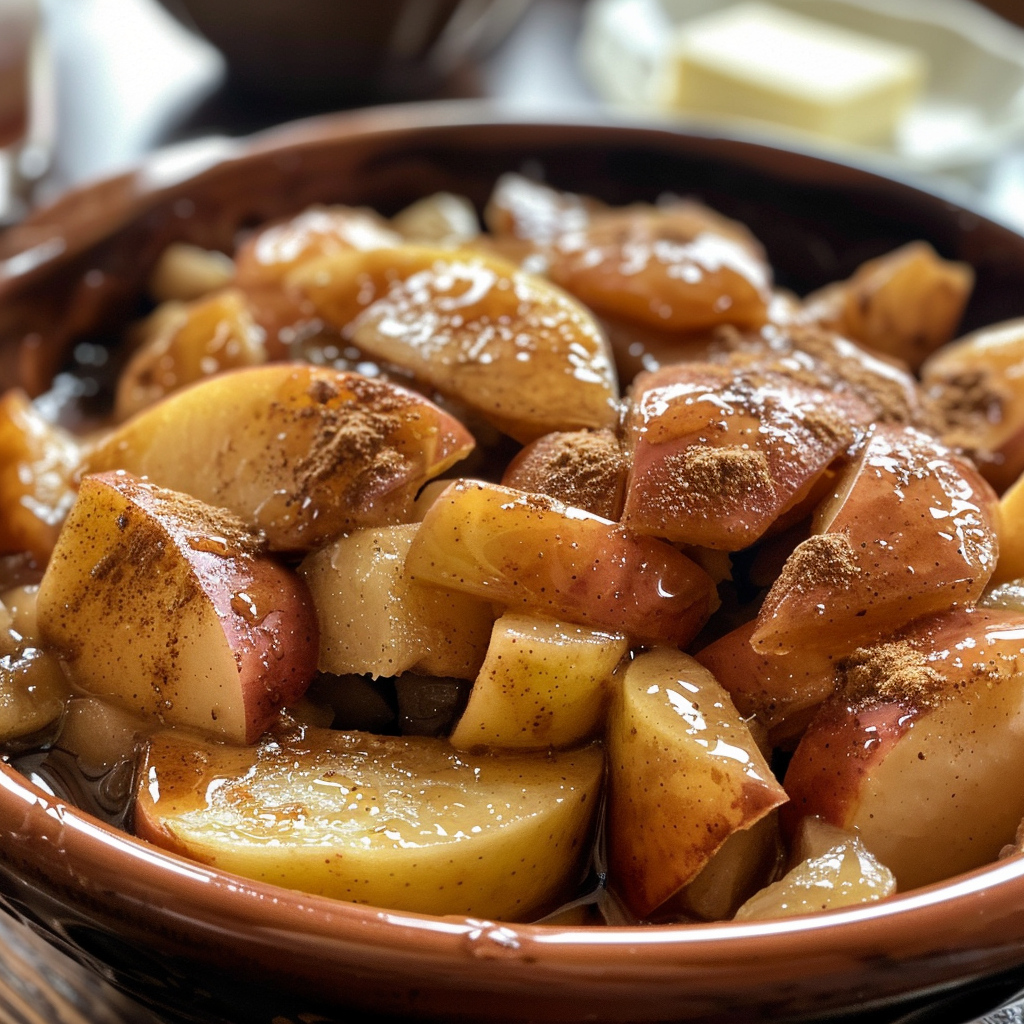 Slow Cooker Cracker Barrel Fried Apples