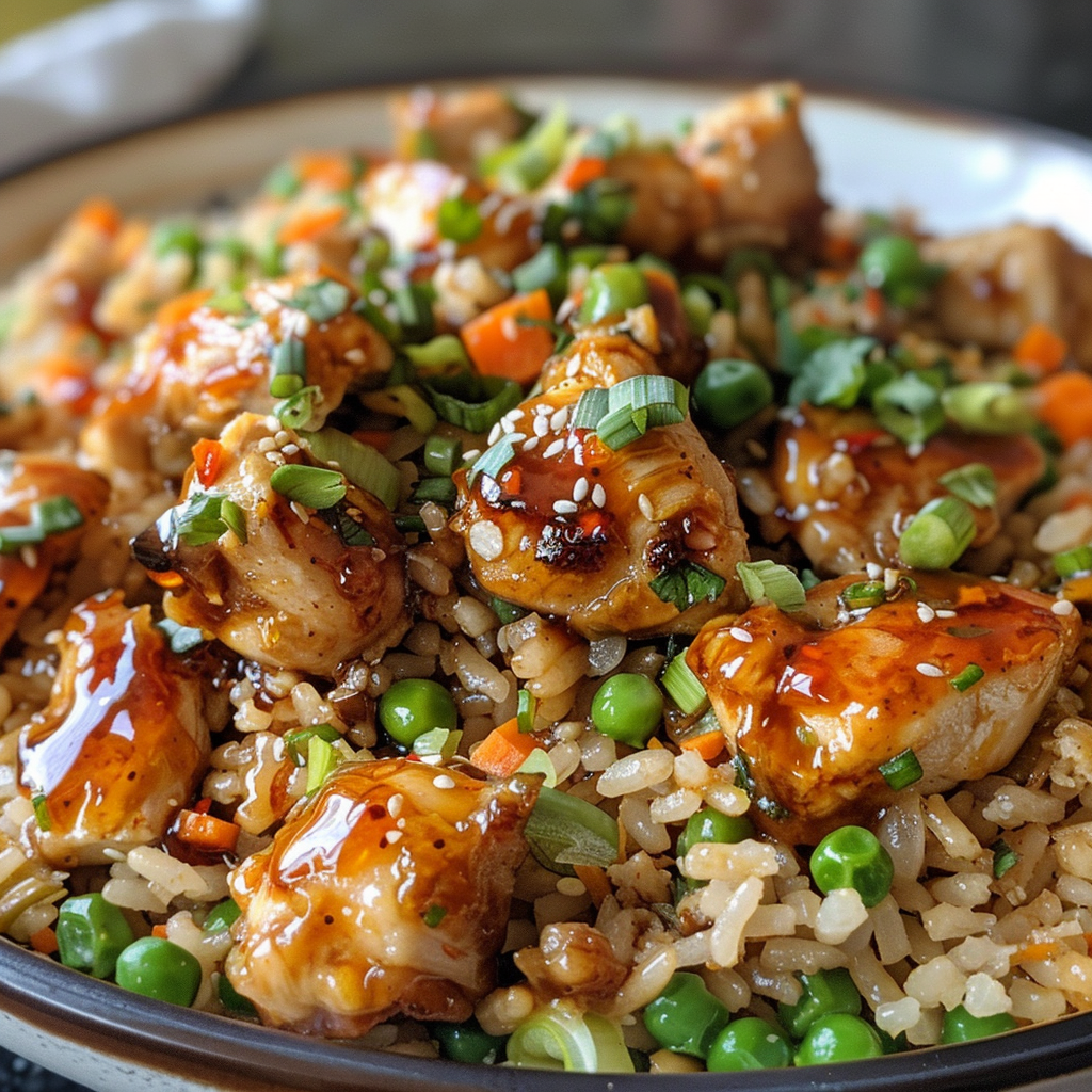 Bang Bang Chicken Fried Rice