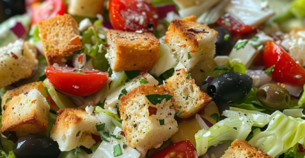 Olive Garden House Salad and Salad Dressing