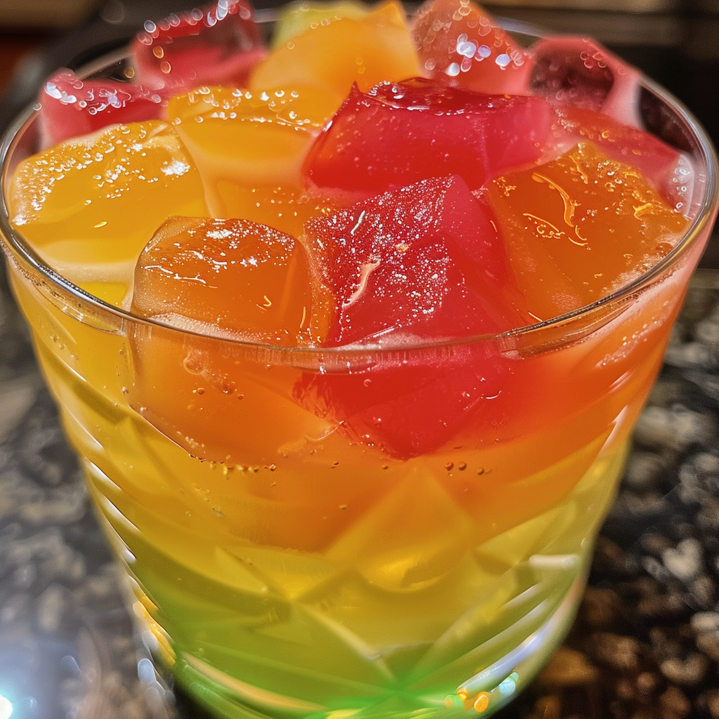 Rainbow Sherbet Punch: A Refreshing and Colorful Party Delight