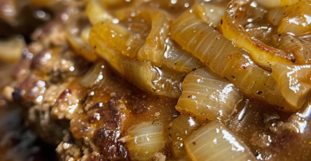 Hamburger Steak with Smothered Onions