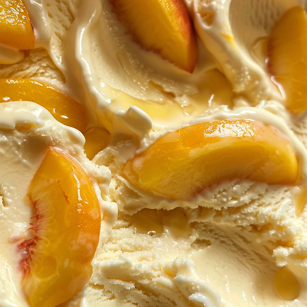 Delicious Peach Ice Cream Recipe: Creamy, Fruity & Easy to Make