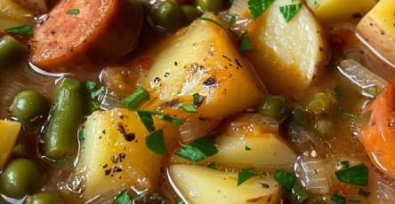 Smoked Sausage Potato Bean Soup