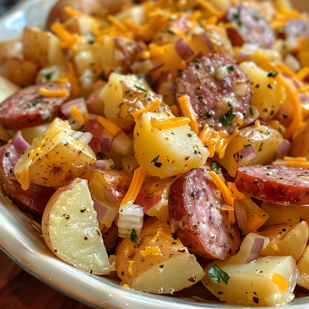 Cheesy Ranch Potatoes and Sausage