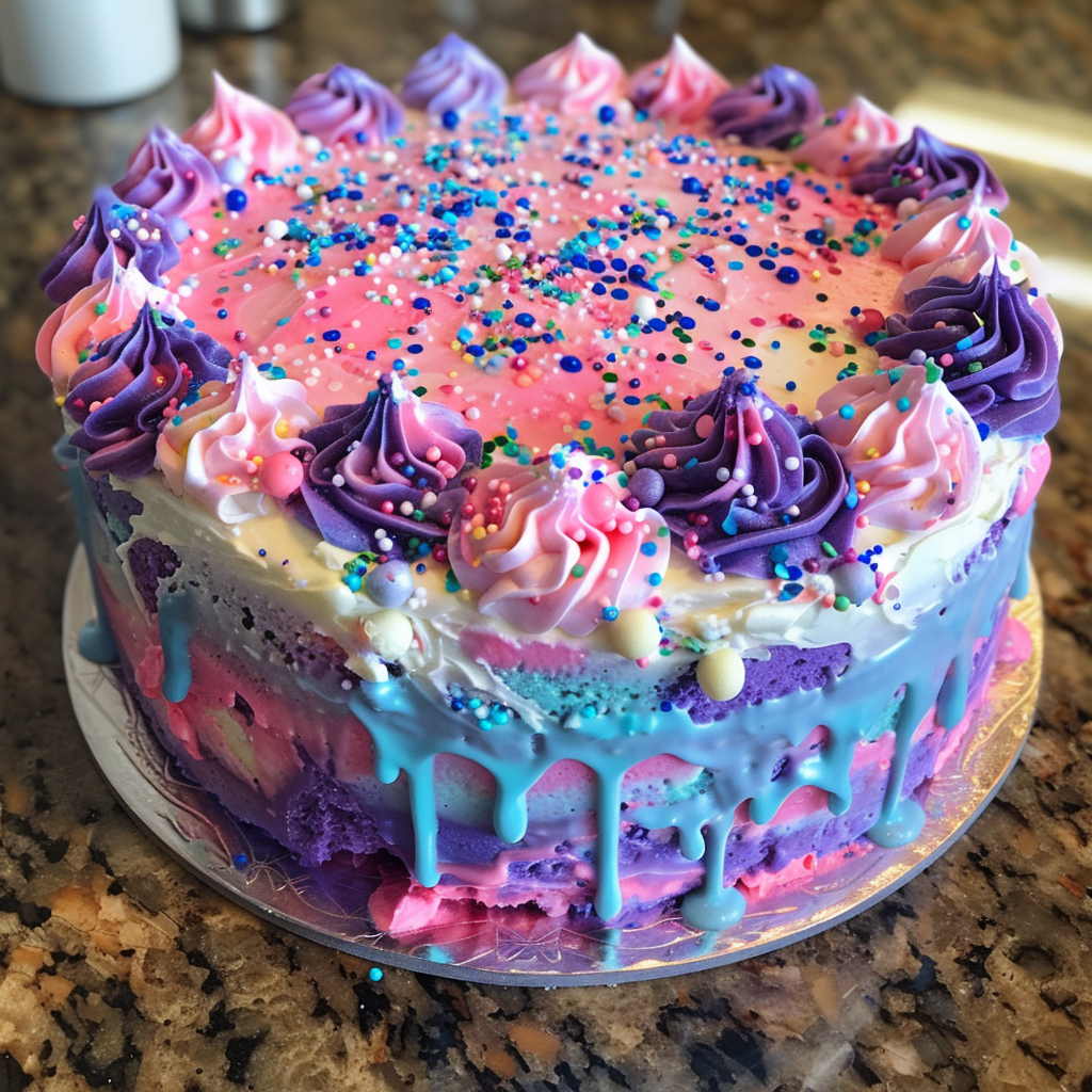 Unicorn Poke Cake: A Magical Burst of Flavor and Color