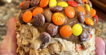 Reese's Pieces Peanut Butter Cheese Ball