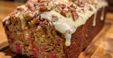 Rhubarb Hummingbird Bread