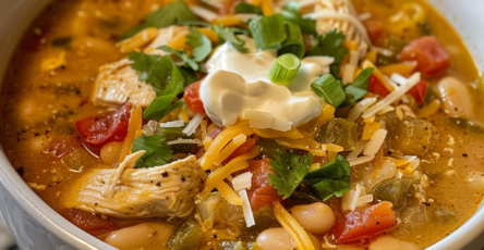 Cajun White Chicken Chili
