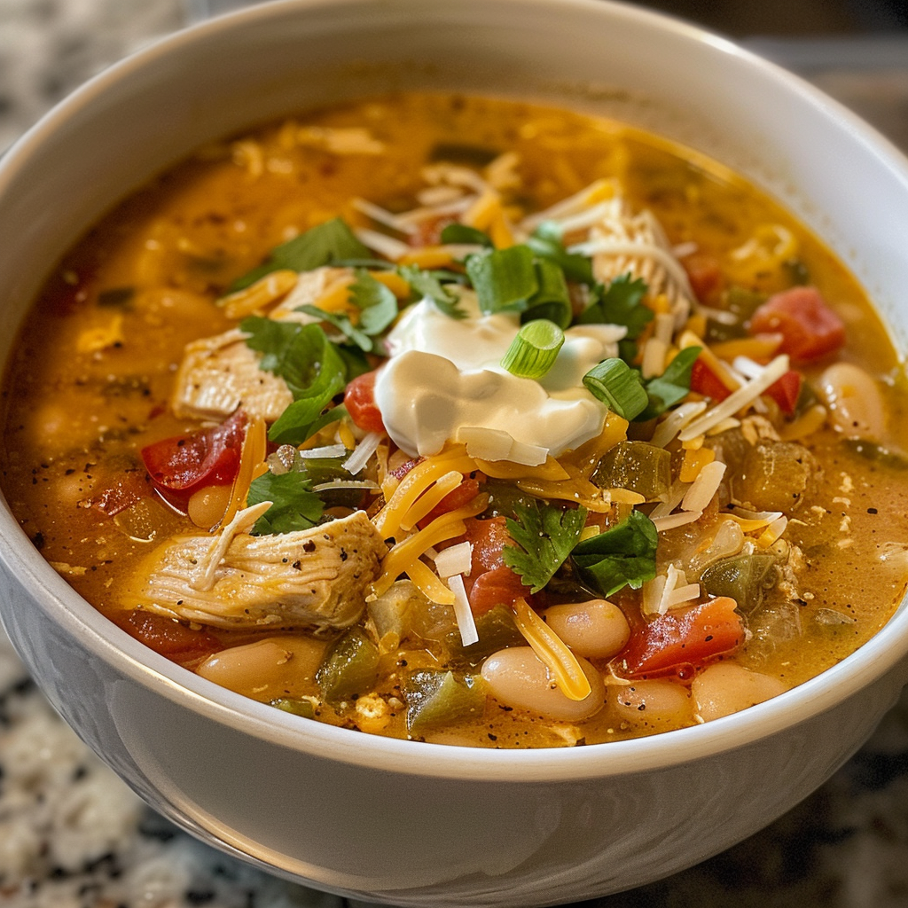 Cajun White Chicken Chili
