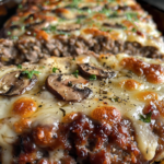 Mushroom Swiss Cheese Meatloaf