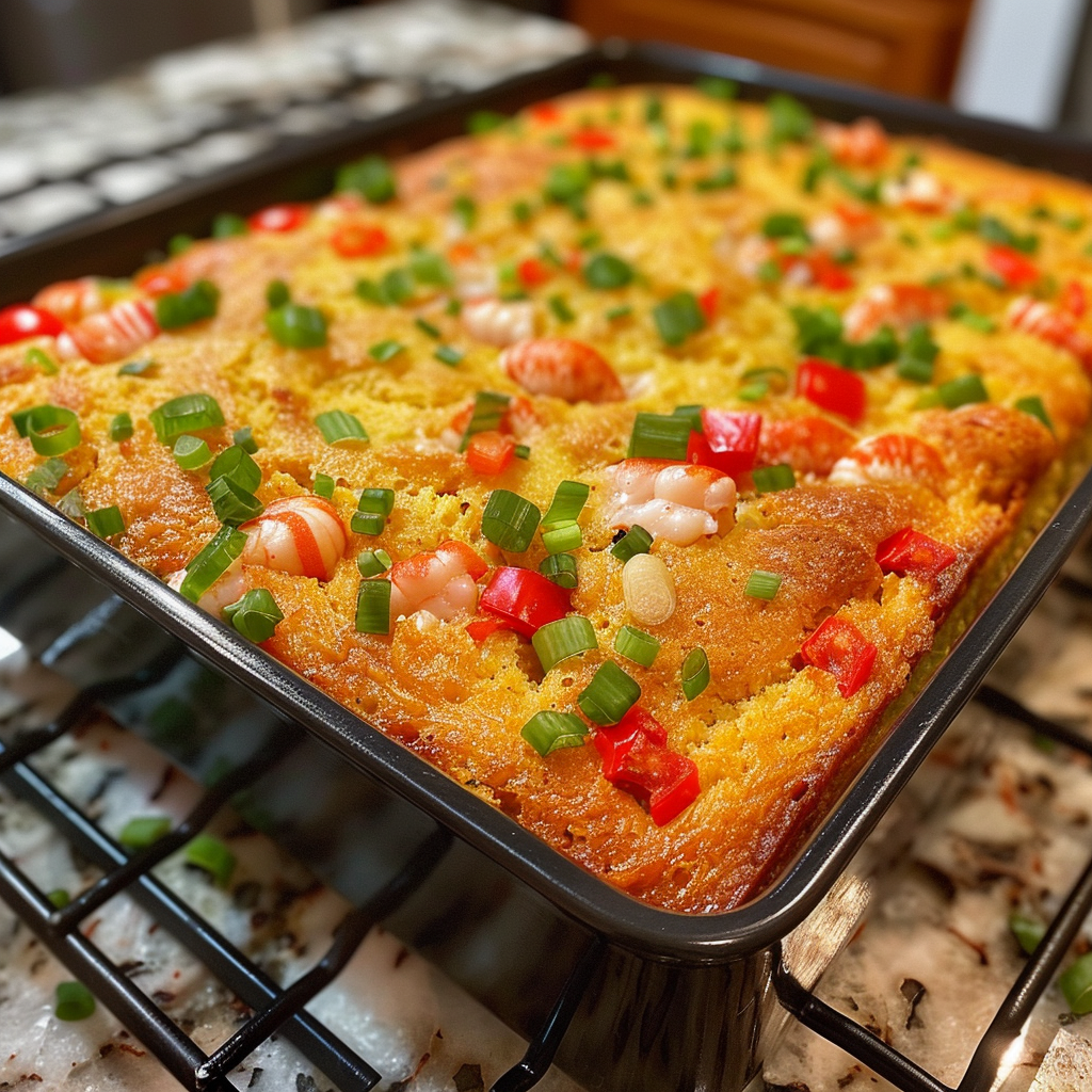 Crawfish Cornbread: A Flavor-Packed Southern Delight