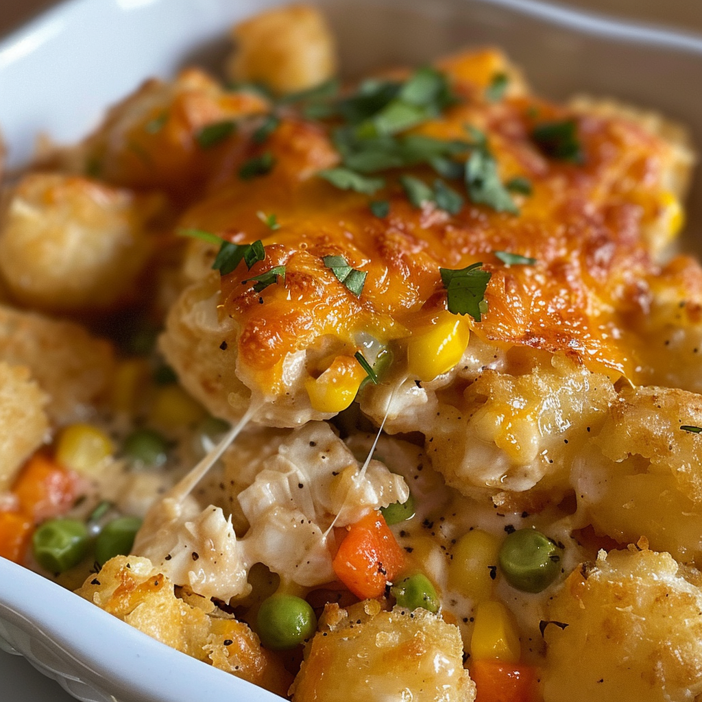 Chicken Tater Tot Casserole