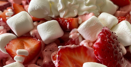 Strawberry Fluff Salad with Cool Whip