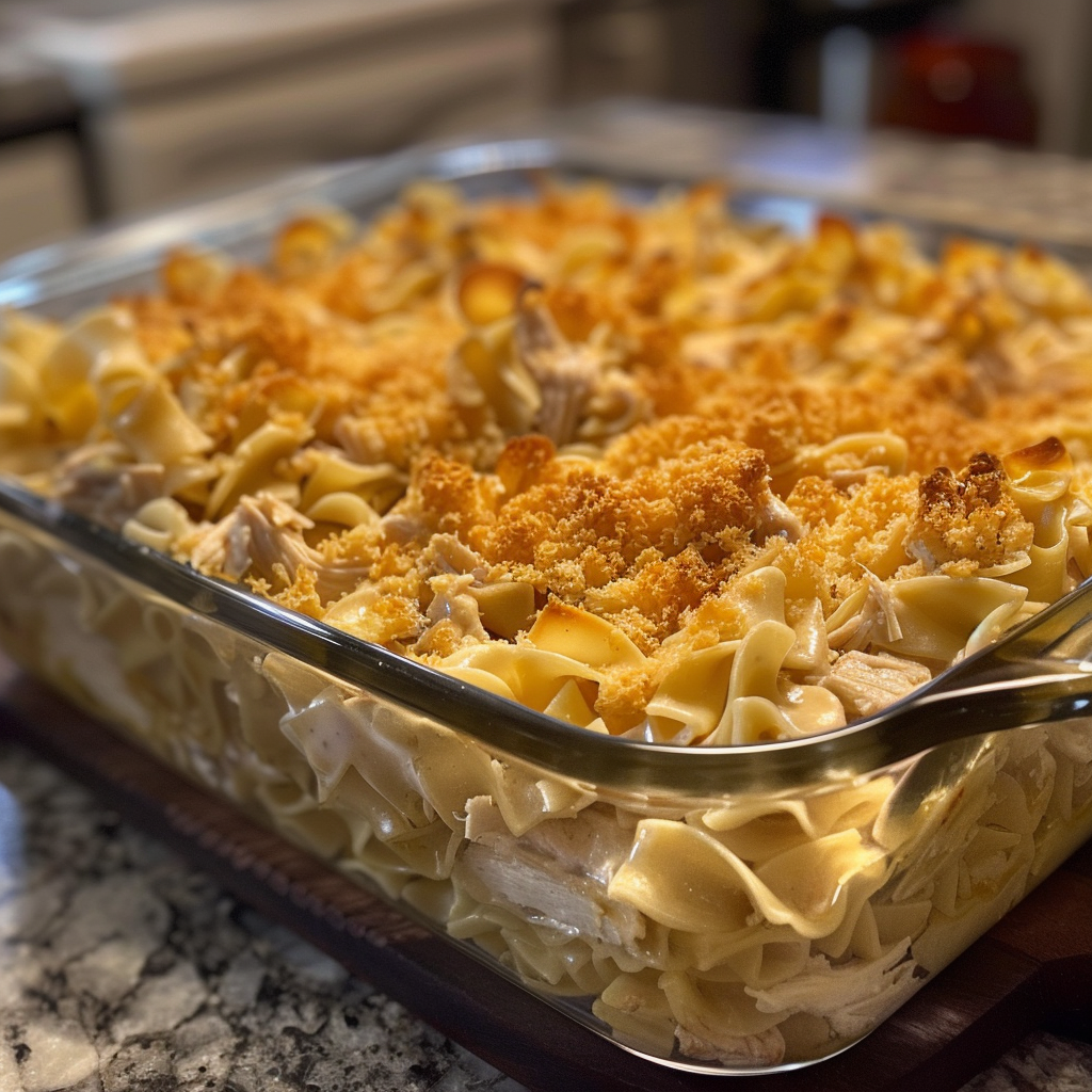Creamy Chicken Noodle Casserole