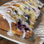 Lemon Blueberry Bread with Lemon Glaze