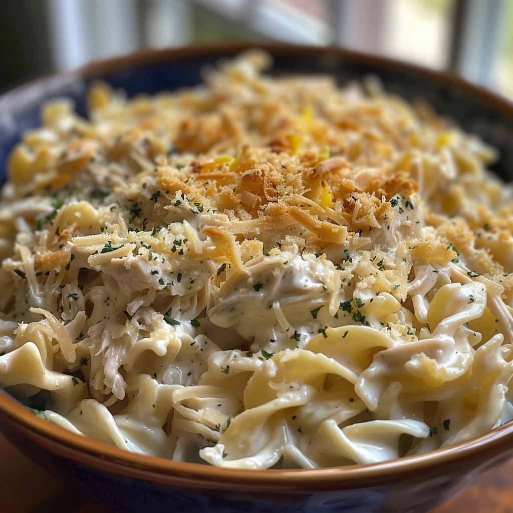 Creamy Chicken Noodle Casserole