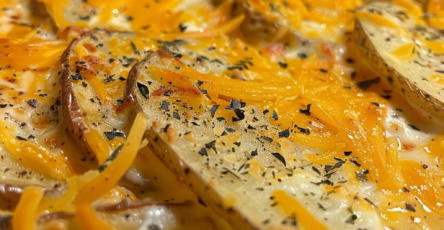Slow Cooker Ranch Potato Party Bake