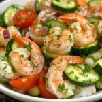 Creamy Cucumber Shrimp Salad