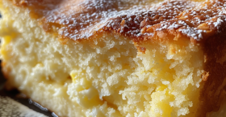 Italian Grandma's Lemon Custard Cake