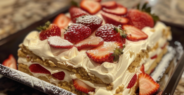 Strawberry Icebox Cake