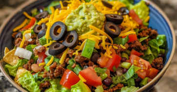 Seven Layer Taco Salad