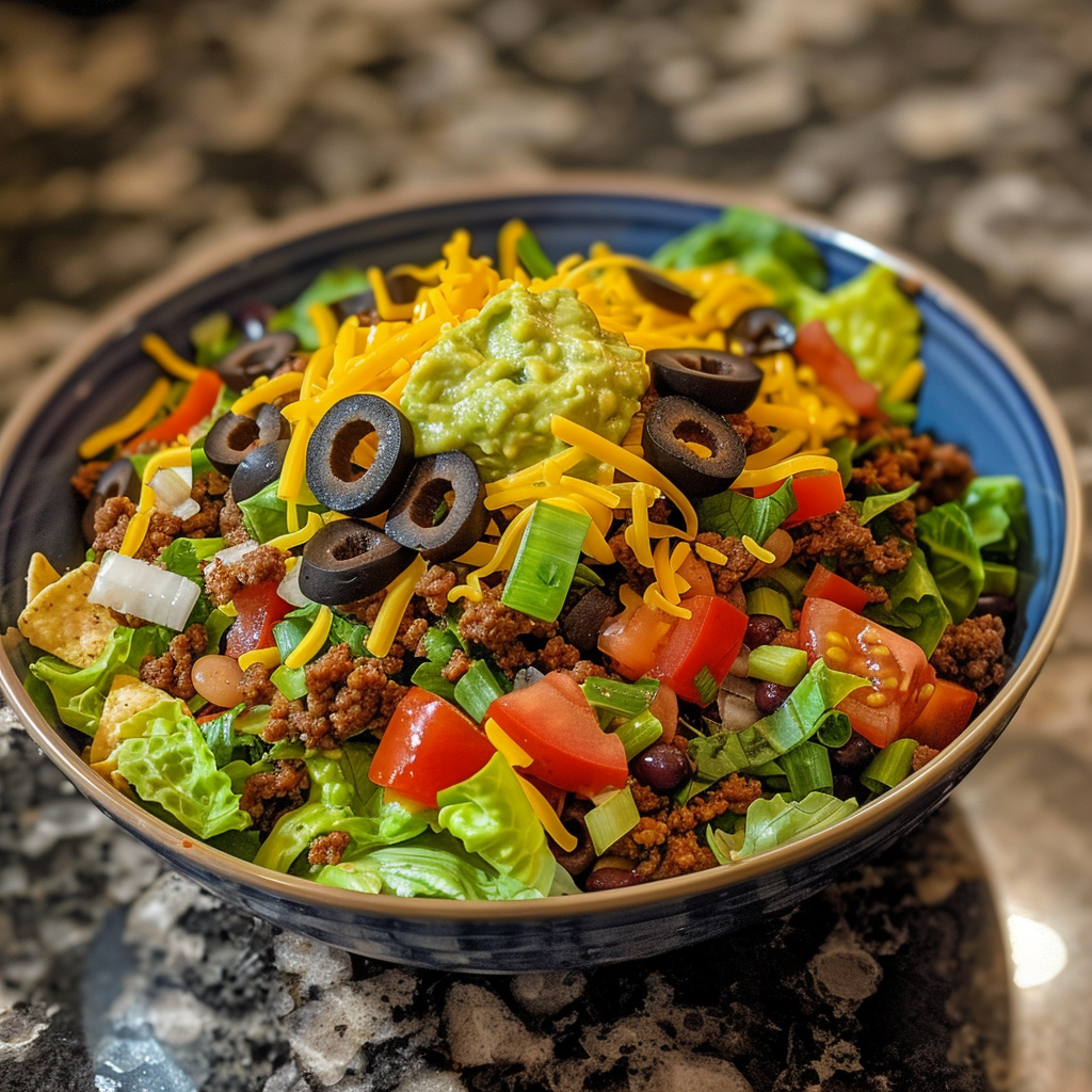 Seven Layer Taco Salad