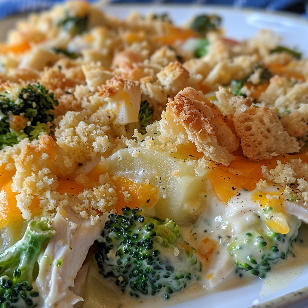 Baked Potato Chicken & Broccoli Casserole