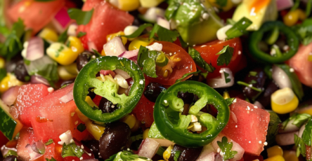 Texas Watermelon Jalapeño Cowboy Caviar