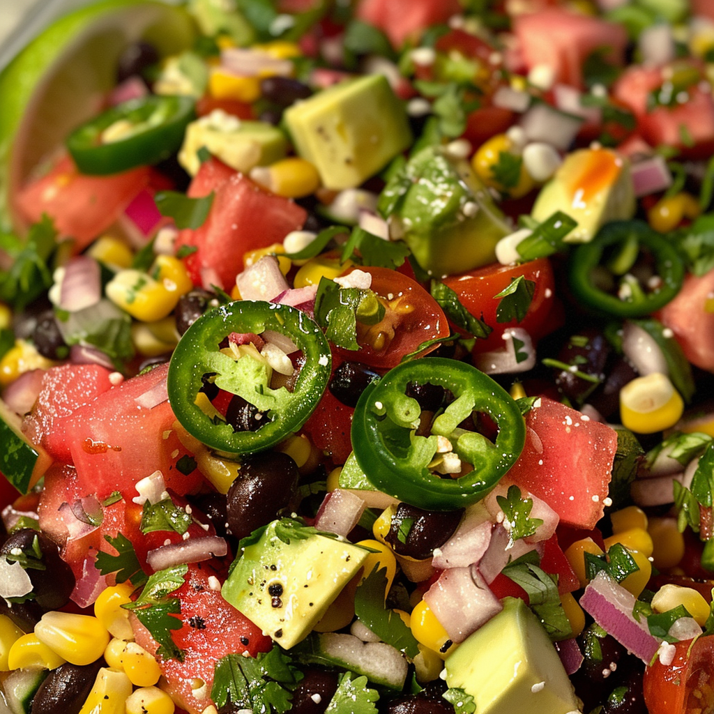 Texas Watermelon Jalapeño Cowboy Caviar