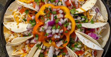 Blooming Quesadilla Ring
