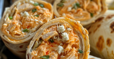 Buffalo Chicken Pinwheels