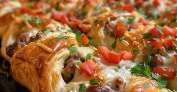 Sausage Cream Cheese Crescent Rolls