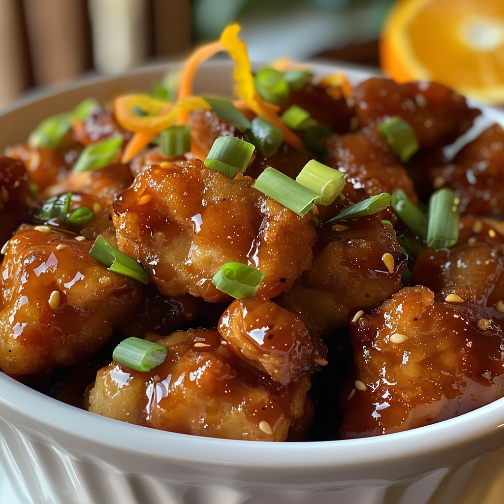 Easy Orange Chicken Recipe with Frozen Chicken Nuggets