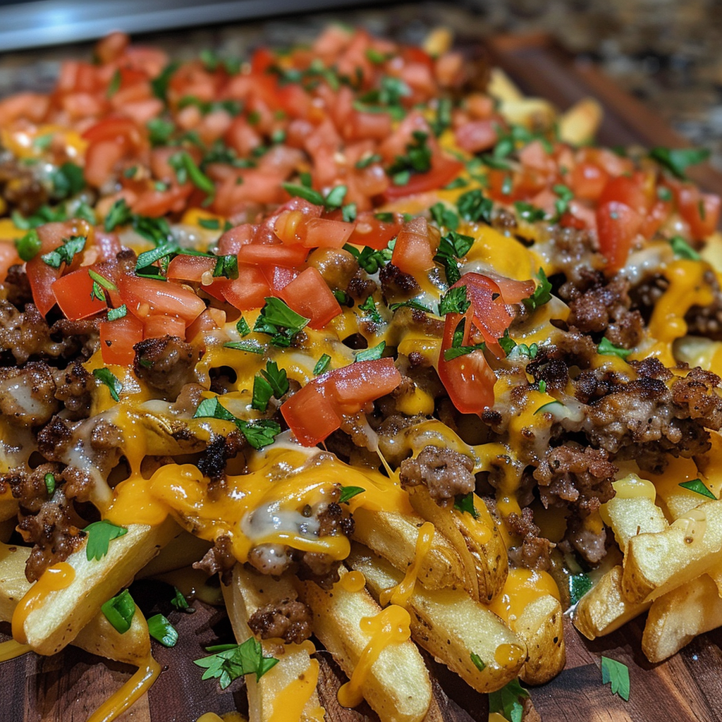 Easy Loaded Nacho Fries
