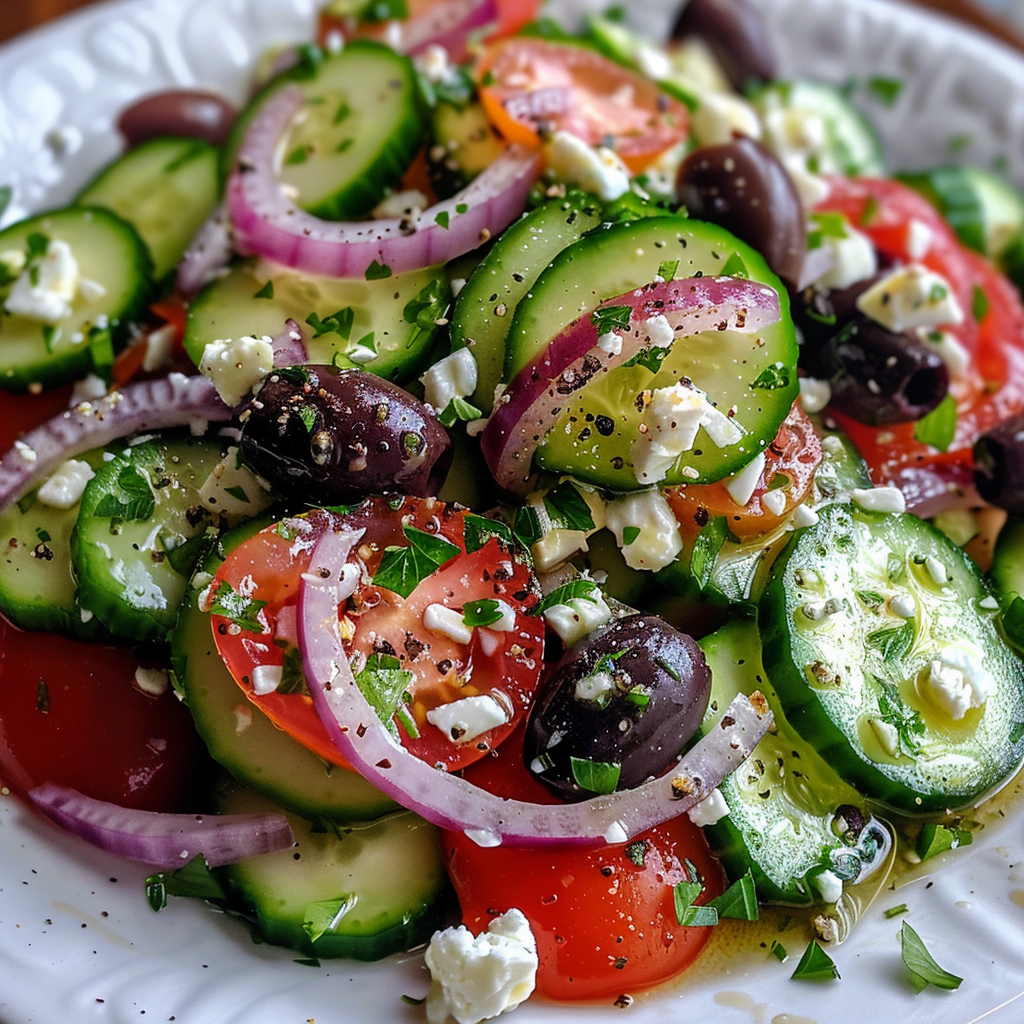 Greek Cucumber Salad