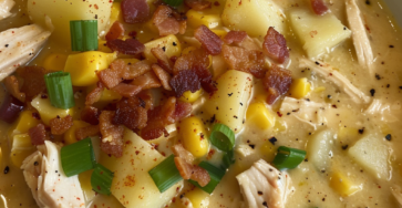 Crockpot Chicken Potato & Corn Chowder