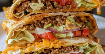 Homemade Crunchwrap Supreme