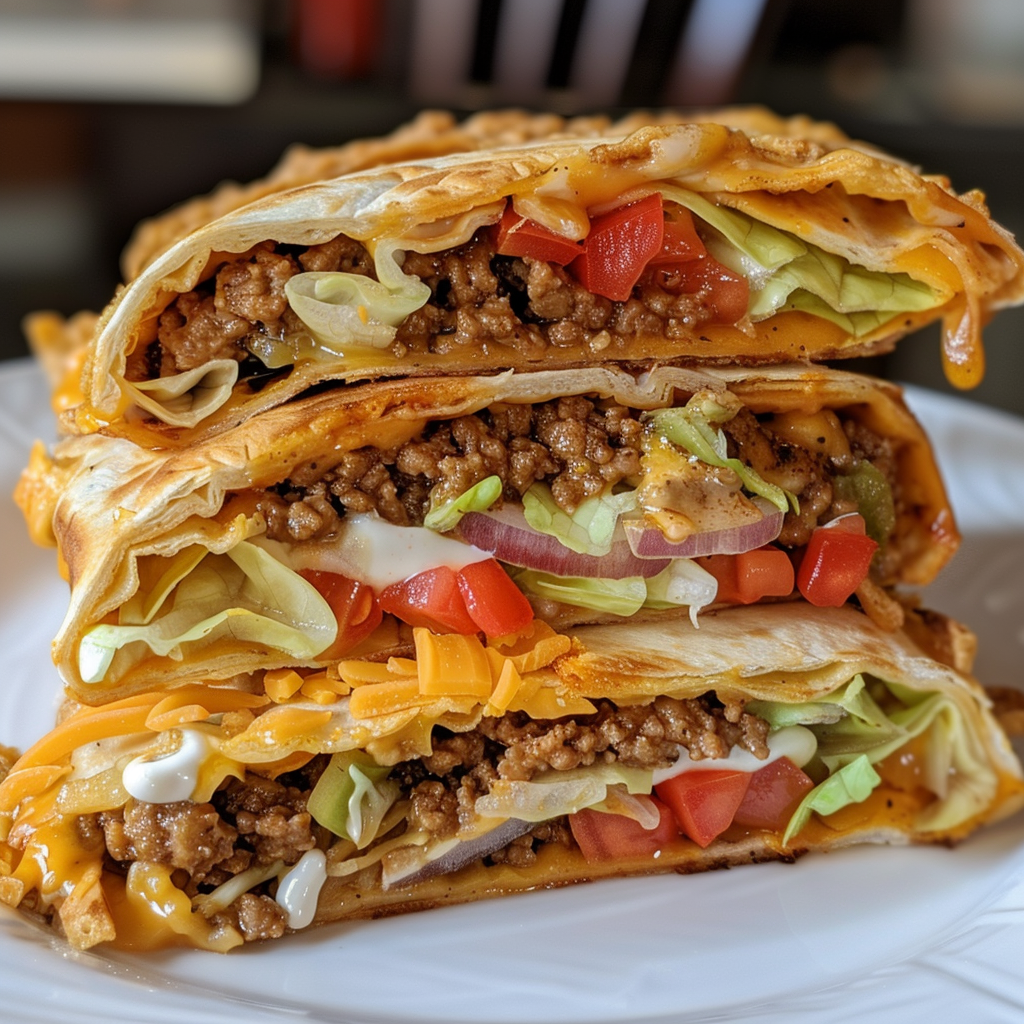 Homemade Crunchwrap Supreme