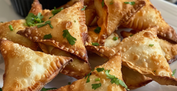 Crispy Air Fryer Crab Rangoon